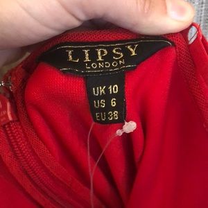 Lipsy Red Midi Dress